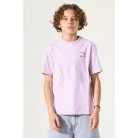 Garcia T-shirt met backprint lichtroze Jongens Katoen Ronde hals Backprint - maat 128