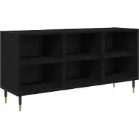 vidaXL TV Kast 103,5 x 30 x 50 cm Zwart Eiken Bewerkt hout