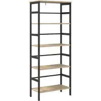 vidaXL Boekenplank 4-laags 40 x 29.5 x 115 cm Bewerkt hout Sonoma Eik