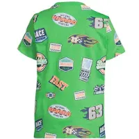 Orange stars T-shirt groen Jongens Katoen Ronde hals All over print - maat 146/152