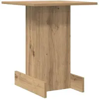 vidaXL Bijzettafel Artisan Eiken 44,5 x 45 x 55 cm Bewerkt hout