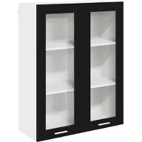 vidaXL Hangkast Zwart Eiken 80 x 31 x 100 cm Bewerkt hout