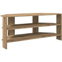 vidaXL HoekTVKabinet 102x40,5x45cm Artisan Eiken Bewerkt hout