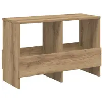 vidaXL Tijdschriftenrek Artisan Eiken 68,5 x 30 x 45 cm