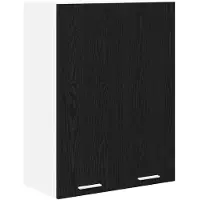 vidaXL Hangkast Zwart Eiken 60 x 31 x 80 cm Bewerkt hout