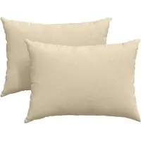 vidaXL Zitkussens 2 st Stof Crème 70 x 50 cm