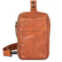 Spikes & Sparrow Sling Bag / Cross Body Harris Brandy