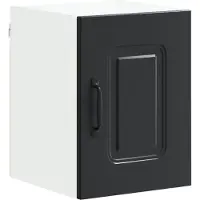 vidaXL Vaatwasserpaneel Kalmar Zwart 30 x 31 x 40 cm Bewerkt hout