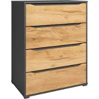 Vicco Ruben Dressoir – 48 x 101.6 cm met laden Krachtige eik goud