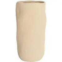 Light & Living SERAFINA keramieken vaas lichtbruin Ø25x49 cm design vaas -