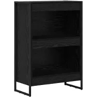 vidaXL Boekenkast 60 x 30 x 86,5 cm Bewerkt hout Zwart Eiken