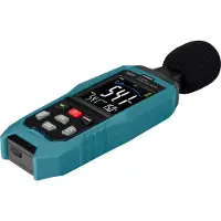 Joy-It JT-SLM01 Decibelmeter Kleurenscherm, Datalogger 30 - 130 dB 31.5 Hz - 8 kHz USB