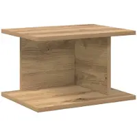 vidaXL Nachtkastje Artisan Eiken 40 x 30 x 25 cm Bewerkt hout