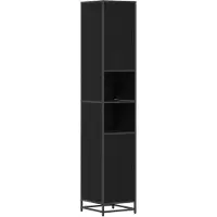 vidaXL Badkamermeubel Set Zwart Eiken 35 x 37,5 x 188,5 cm