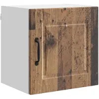 vidaXL Wandkast PORTO Oudhout 40 x 31 x 40 cm Bewerkt hout