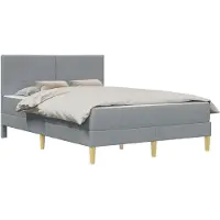 vidaXL Bedframe 120 x 200 cm Lichtgrijs