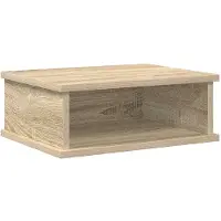 vidaXL Nachtkastje Sonoma Eik 40 x 31 x 15 cm Bewerkt hout