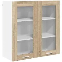 vidaXL Hangkast Sonoma Eik 80 x 31 x 80 cm Bewerkt hout