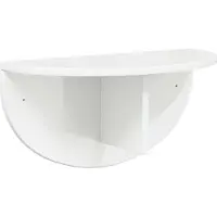 vidaXL Wandplank Muurmontage Hoogglans wit 48 x 24 x 24 cm