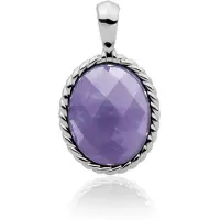 Sparkling Jewels hanger | Silver - Amethyst Twist SP21-G05