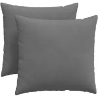 vidaXL Zitkussens 2 pcs Donkergrijs 45 x 45 cm Stof