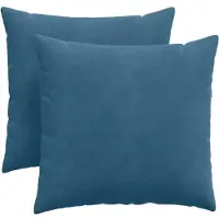 vidaXL Zitkussens 2 pcs Blauw 45 x 45 cm Corduroy stof