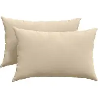 vidaXL Zitkussens 2 pcs Crème 60 x 40 cm Stof