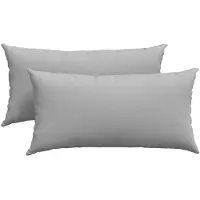 vidaXL Zitkussens 2 st Stof Wolkgrijs 80 x 40 cm