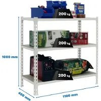 Simonclick Maderclick Superplus 3/400 1000 Metaalplank 1000x1100x400 Mm