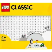 LEGO Classic Bouwplaat, wit, 32x32 noppen, bouw- en presentatieoppervlak, basisplaat voor constructies