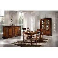AEA Esszimmer Set Garnitur Stühle 4x Vitrine Gruppe Essgruppe Vitrinen 7tlg. Kommode