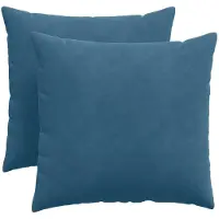 vidaXL Zitkussens 2 pcs Blauw 50 x 50 cm Corduroy stof