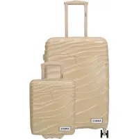 Zebra trends Sandy Kofferset - 16 24 Inch - Underseater - Expandable - TSA - Handbagage - Reisset - Travel - Vakantie - Zand