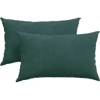 vidaXL Zitkussens 2 pcs Donkergroen 50 x 30 cm Corduroy stof