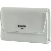 PICARD Leren portemonnee Bingo Flap Wallet White Lily wit