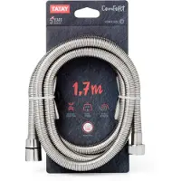 TATAY Metal Double 1.7 Comfort Shower Hose Zilver