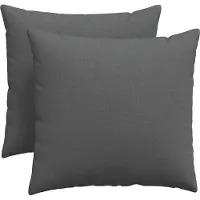vidaXL Zitkussens 2 st Stof Donkergrijs 50 x 50 cm