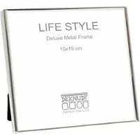 Deknudt Frames fotolijst S58MS1 - zilver - metaal - 15x15 cm