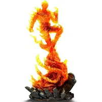 Iron Studios Fantastic Four Art Scale Statue 1/10, Human Torch, 30 cm