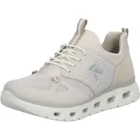 Rieker Mocassins 'Slipper Damen M6078-60 Textil in beige' beige