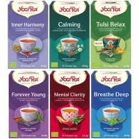 Yogi tea Zonnegroet Selection - 6 pakjes x17 theezakjes - Perfect voor Yoga Studios