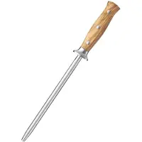 Xinzuo X02O Pin Series Slijpstaaf 23 cm – Professionele Slijpstaaf van hoogwaardig koolstofstaal met corundum-straalbehandeling. – Olijfhouten Handvat