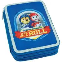 Paw Patrol Knights, dubbelzijdig gevuld pennenetui