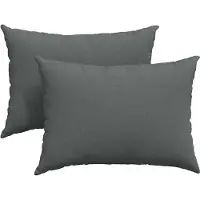 vidaXL Zitkussens 2 st Stof Donkergrijs 70 x 50 cm
