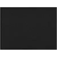 vidaXL Deurmat Zwart 60 x 80 x 1.2 cm Teddy Stof