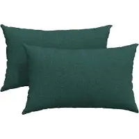 vidaXL Zitkussens 2 st Stof Donkergroen 50 x 30 cm