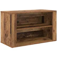 vidaXL Schoenrek 75 x 35 x 45 cm Bewerkt hout Oud hout