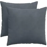 vidaXL Zitkussens 2 pcs Donkergrijs 50 x 50 cm Corduroy stof