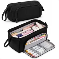 Diydash Etui XL - Pennenzak - Zwart - Pennenetui - Voor school - Grote - Trousse Scolaire - Voor meisjes, jongens en volwassenen -
