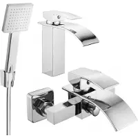 Mexen Aries R45 badset, chroom - 744803R45-00